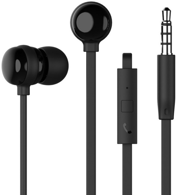 아이리버 3.5mm 퍼블 캔디 커널형 유선 이어폰, BVC-120, 블랙