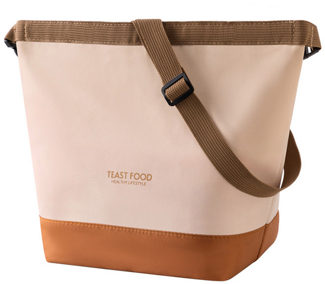 탑피아 심플고급 쿨러백, 브라운, 1개