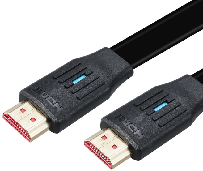 컴스 HDMI V2.1 케이블 8K 60Hz UHD 플랫 타입 XB200, 1개, 5m