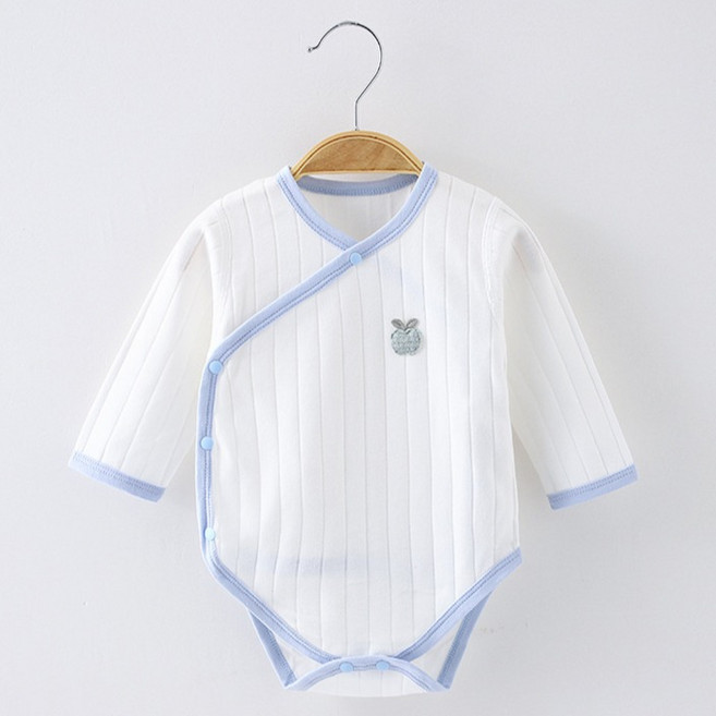 스타도어 유아용 사과 입체 포인트 긴팔 바디수트