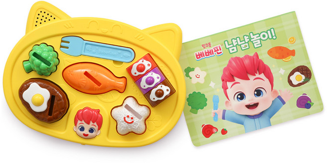 pinkfong 碰碰狐 Bebefinn 津津有味遊戲玩具組, 1個, 混合顏色