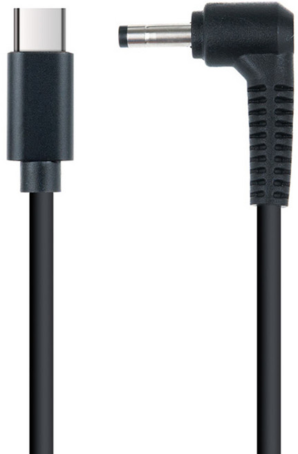 컴스 USB 3.1 Type C 노트북 전원 변환 케이블 PD to DC 4.0 1.7 충전젠더 꺽임 IF978, 1개