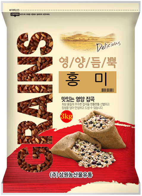 삼원농산 홍미, 3kg, 1개
