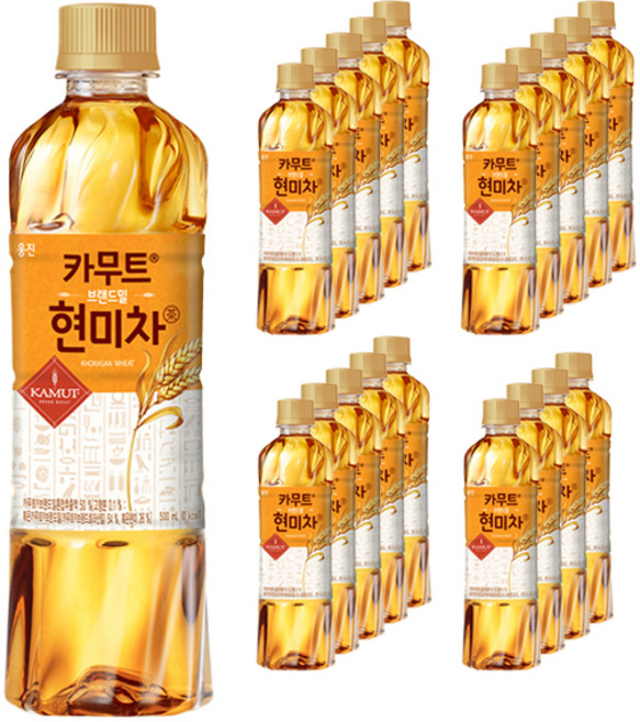 웅진 카무트 현미차, 500ml, 20개