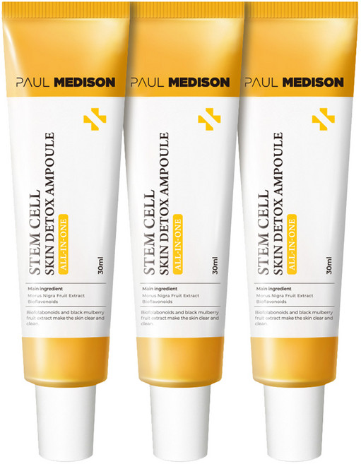 폴메디슨 줄기세포 올인원 디톡스 앰플, 3개, 30ml