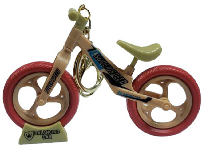 리버폭스 차량용 키링 대시보드 자전거 피규어, 라이트핑크, 1개