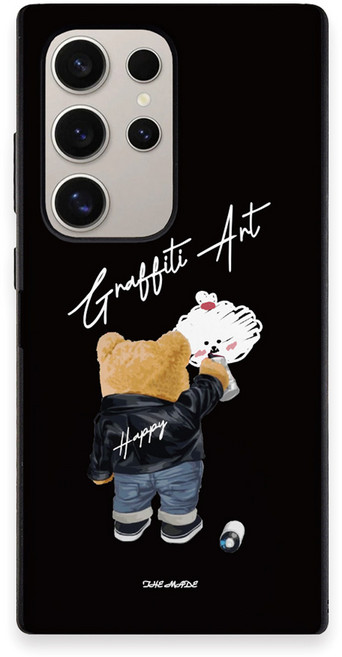 더메이드 카드수납 자석도어 베어프렌즈 범퍼 휴대폰 케이스