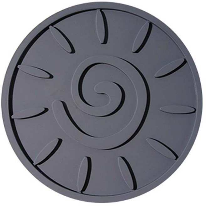 웰라이브 실리콘 해맑은 냄비받침 16 x 16 cm, 차콜, 1개