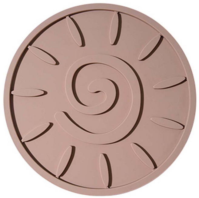 웰라이브 실리콘 해맑은 냄비받침 16 x 16 cm, 베이비핑크, 1개