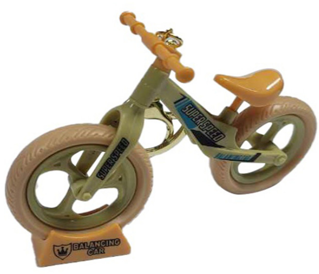 리버폭스 차량용 키링 대시보드 자전거 피규어, 라이트옐로우, 1개