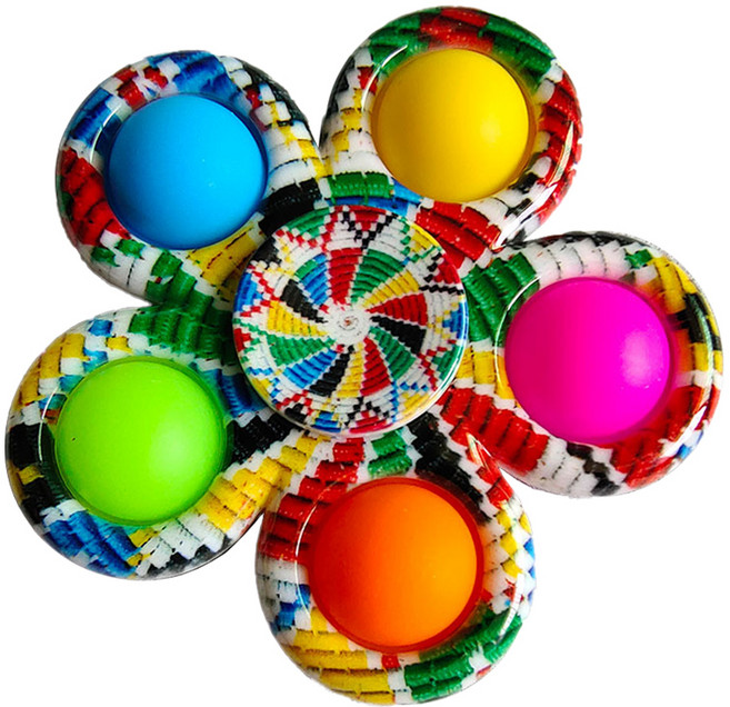 J&K 轉吧轉吧 旋轉指尖陀螺, 混合色(商品6), 1個