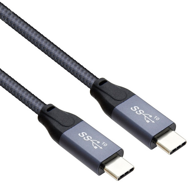 컴스 C타입-C타입 USB 3.1 PD 100W GEN 2 10Gbps 케이블 IF601, 1개