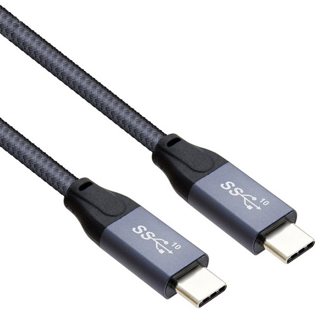 컴스 C타입-C타입 USB 3.1 GEN 2 100W 10Gbps 케이블 IF600, 1개