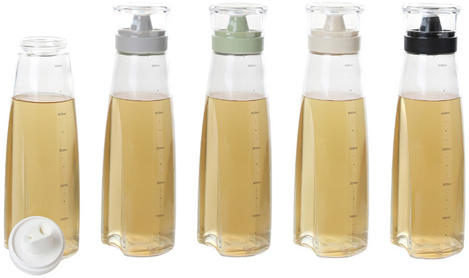 키텐실 비스포크 양방향 멀티 실리콘 M Cap 오일병 베이지 + 세이지 + 블랙 + 그레이 + 크림화이트 세트, 500ml, 1세트