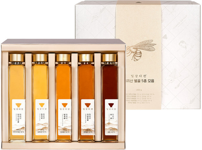 일상다완 지리산 벌꿀 5종 세트, 1세트