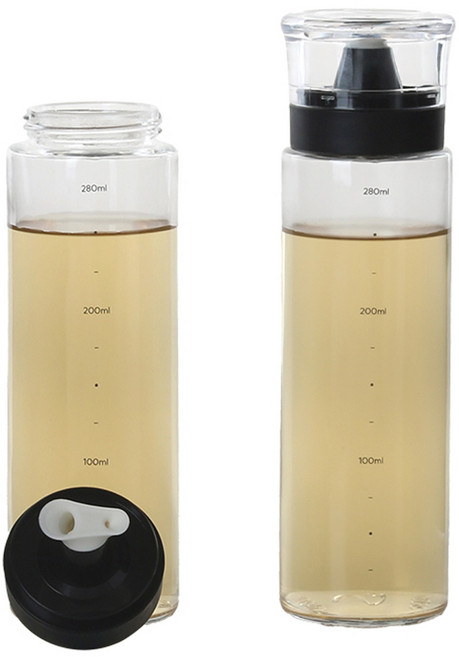 키텐실 비스포크 양방향 멀티 실리콘 오일병 M Cap 블랙, 2개, 300ml