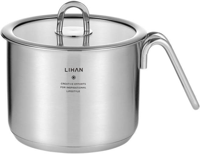 리한 인덕션 본 스텐 멀티팟 세트, 실버, 1개, 14cm