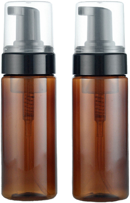 버블 거품 공병 150ml, 2개, 브라운