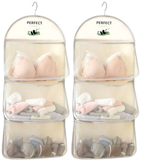 마켓피오 홈 통기성 다용도 틈새 수납 걸이 타입3, 혼합색상, 2개