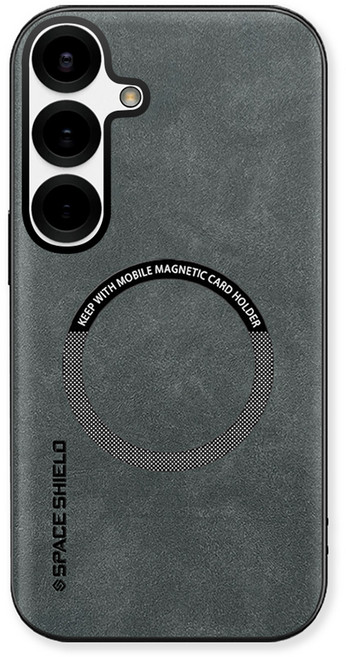 스페이스쉴드 맥세이프 호환 슬림핏 스웨이드 휴대폰 케이스