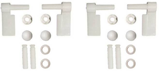 두진 욕실 양변기 겸용 시트고리 변기커버 고정볼트 2p