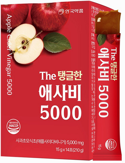 안국약품 The 탱글한 애사비 5000 14p, 1개, 210g