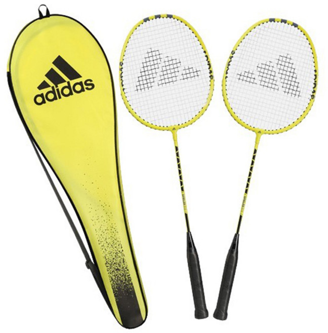 아디다스골프 슈필러 배드민턴 라켓 옐로우 2p 세트, E05, 1세트
