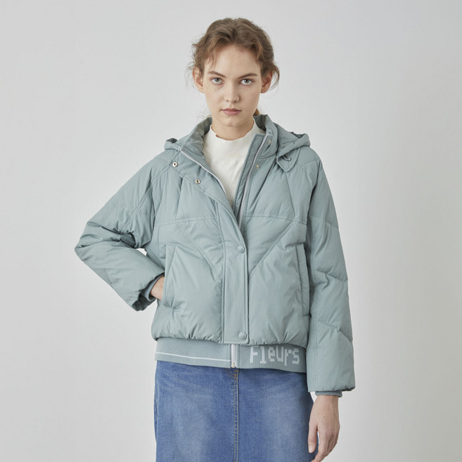 올리비아로렌 여성용 웰론 다운 후드 점퍼 VVBKA5S1171