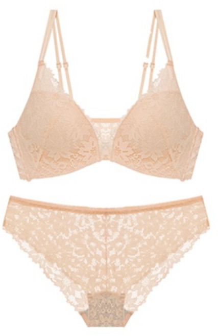 꼰에야 온리유 앞후크 볼륨 브라 + 팬티 세트