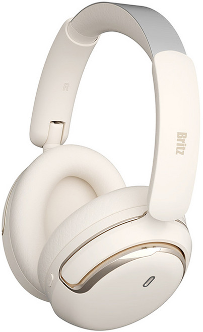 브리츠 ANC 블루투스 헤드폰, 아이보리, ANC1000XL3