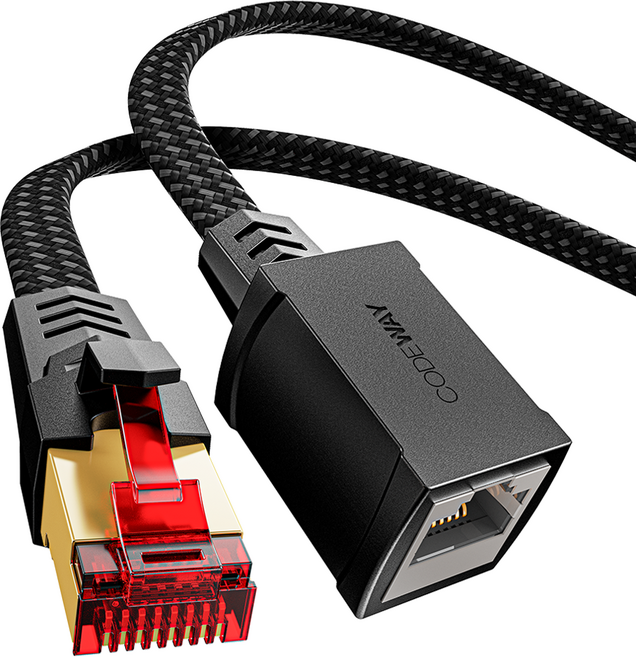 코드웨이 CAT.8 초고속 인터넷 랜선 연장케이블, 1개, 3m