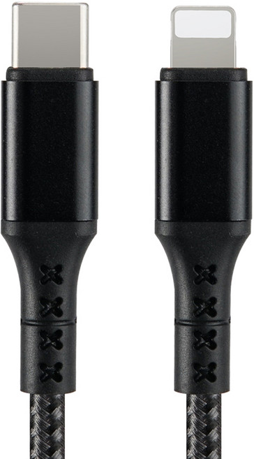 컴스 C타입-애플8핀 27W 3.0A PD 고속충전 케이블 IH761, 1m, 1개