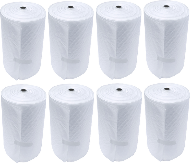 Draw Life 便攜式透明袋捲 100入, 8個, 2.3L