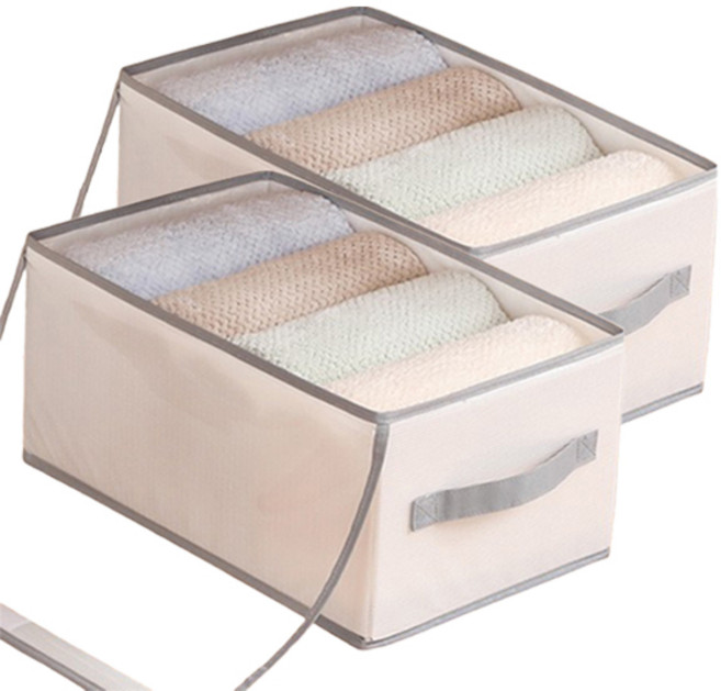 마켓피오 홈 투명 덮개가 있는 의류 보관함 타입4, 2개