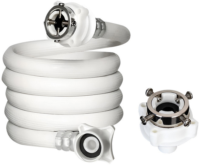 로이홈 세탁기 급수 호스 호환가능 수도연결캡 1m, 1개