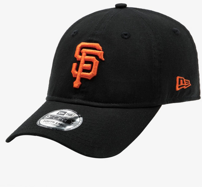 뉴에라 아동용 MLB 샌프란시스코 자이언츠 언스트럭쳐 베이직 면 볼캡 14666508