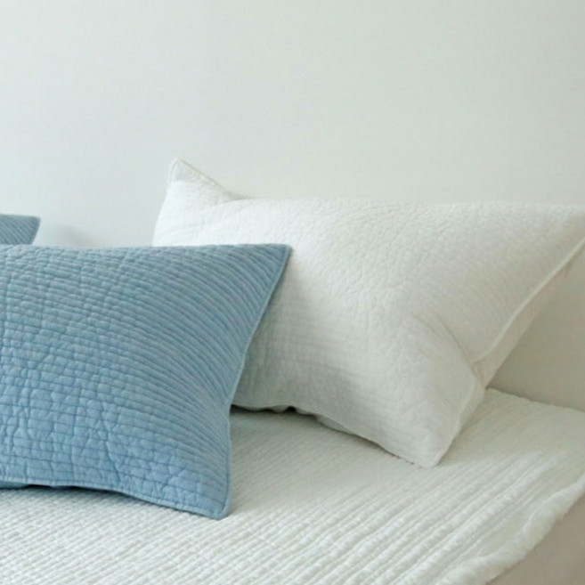 누블 고온에 삶은 줄누빔 피그먼트 60수 아사 순면 베개커버