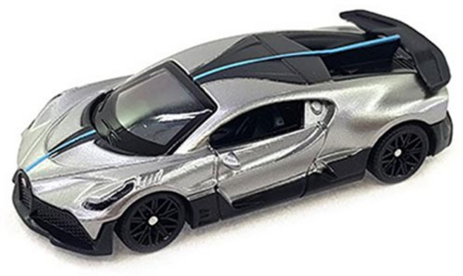 MX MODEL 1:64 부가티 디보 모형자동차 MXT948910GY, 그레이, 1개