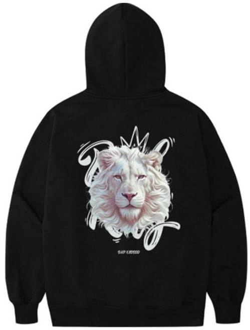 원헌드레드퍼센트 xGOODD b리얼킹 오버핏 헤비 J 후드티