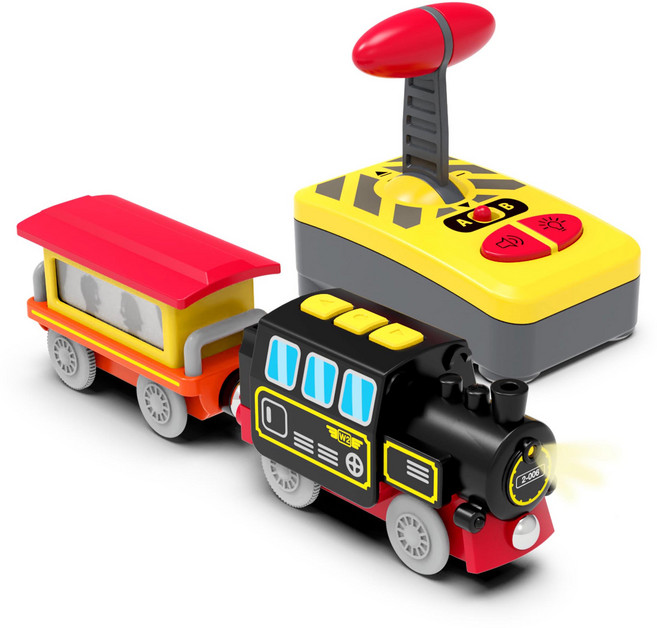 미카포트 1830 무선조종 증기기관차 작동완구 세트, 혼합색상, 1세트