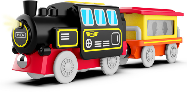 미카포트 1830 증기기관차 전동 작동완구, 혼합색상, 1개