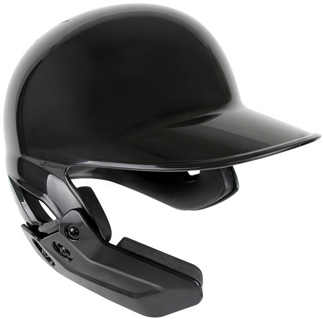 제트 양귀 검투사 헬멧 좌타자용 BHLK-80, 블랙, 1개