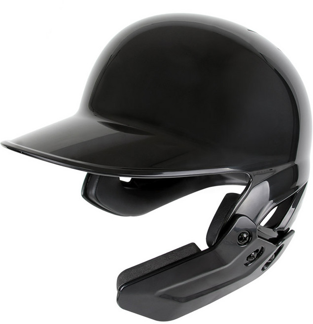 제트 양귀 검투사 헬멧 우타자용 BHLK-80, 1개, 블랙