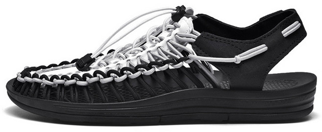 엘쏘 컬러플 로프낫 디자인 유니크 샌들