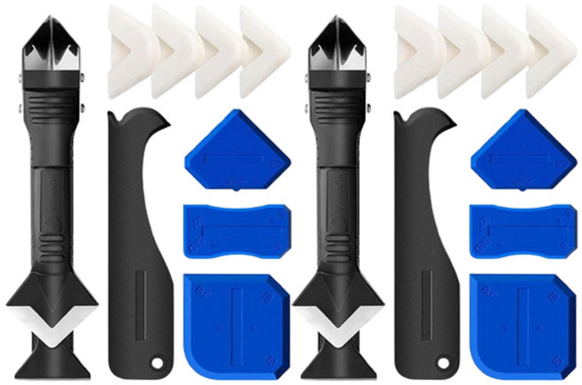 실리콘 제거기 스크래퍼 세트 9종 세트, 2세트