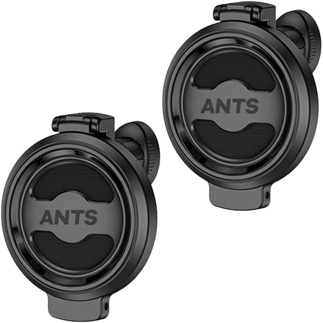 앤티스 접이식 디자인 컵홀더, 블랙, 2개