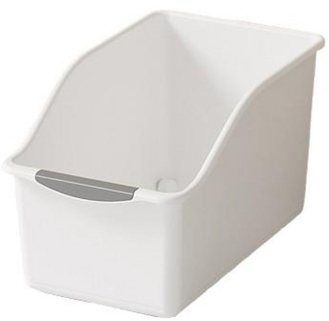 셀리빙 바퀴달린 팬트리 하부장 정리 와이드, 화이트, 1개