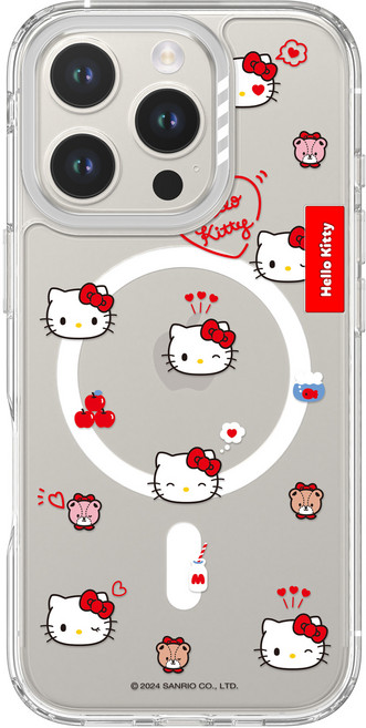 스토리너스 산리오 크리스탈 투명 컬러 맥세이프 디자인 휴대폰 케이스