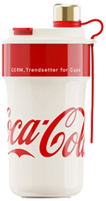 점 코카콜라 파이파이 진공 텀블러, 레드화이트, 650ml, 1개