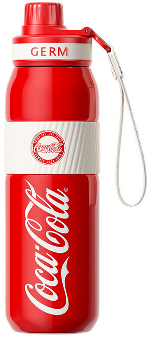 점 코카콜라 스포츠 진공 보틀, 레드, 580ml, 1개